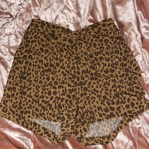 Cheetah Print Shorts